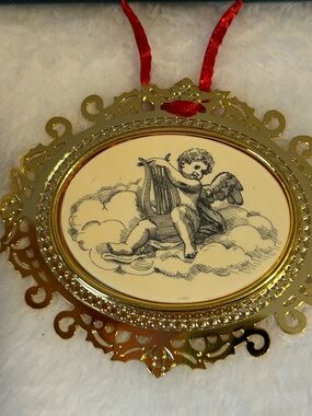 Vintage Barlow collectible Christmas ornament